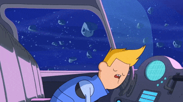 Shocked Asleep At The Wheel GIF by Cartoon Hangover