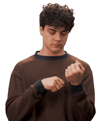 Middle Fingers Up Sticker by Alexander Stewart