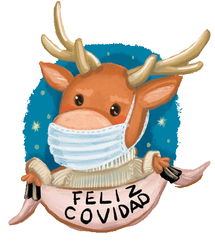 mamajosefa giphyupload xmas covid coronavirus Sticker