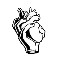 Jreidyart love heart community hand Sticker