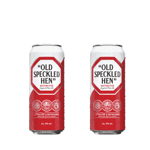 OldSpeckledHenOfficial drink beer cheers bottle Sticker