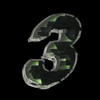 Glitch Numbers GIF by #BASILIO
