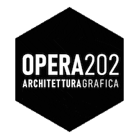 OPERA202 design graphic architecture project Sticker