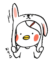 Rabbit 토끼 Sticker by OriPark