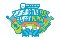 jacksabby porchfest porch fest Sticker