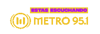 RadioMetro951 radio metro radio metro escuchando Sticker