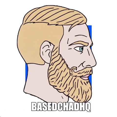 basedchadhq giphyupload meme crypto chad GIF