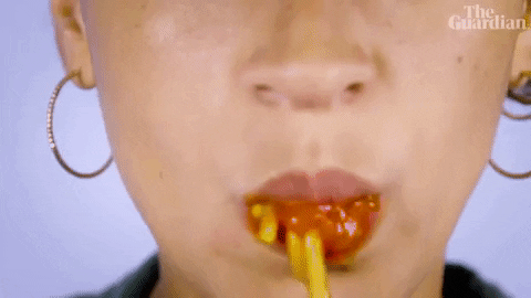 menstruating tomato sauce GIF by guardian