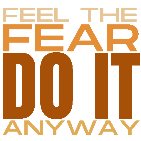 Do It Fear Sticker by Virtual Success Partners