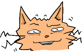 Cat Anxiety Sticker