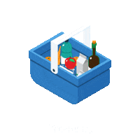 Camplify food basket picnic camplify Sticker