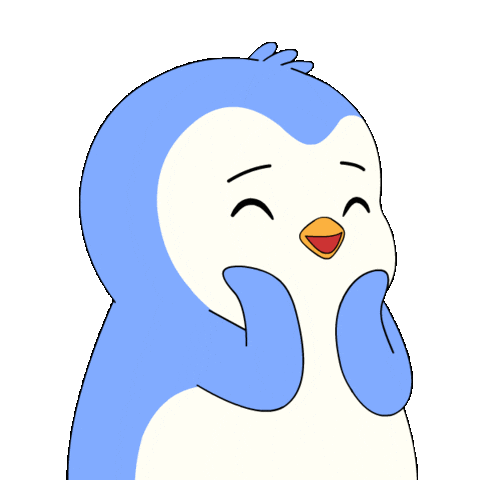 Happy I Love You Sticker by Pudgy Penguins