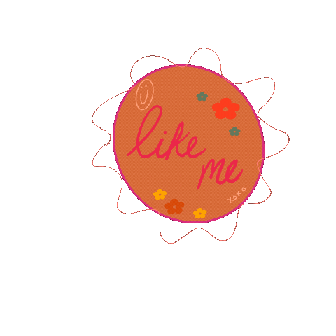SaharaRenee flowers xoxo like me sahararenee Sticker