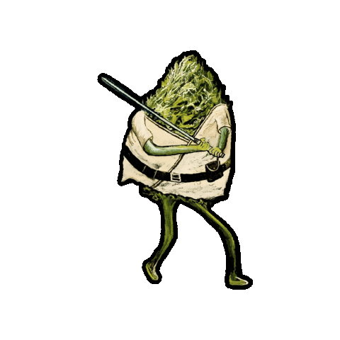 Nugtopia weed 420 cannabis starwars Sticker