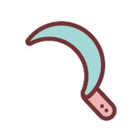 kawaiitarot magic future death witch Sticker