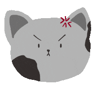 Angry What The Sticker by Demic