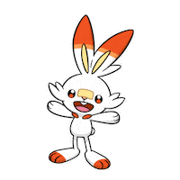 Fire Scorbunny Sticker by Pokémon