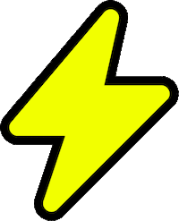 Power Lightning Sticker by Putz!