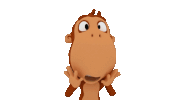 kid monkey Sticker