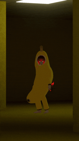 ZakkieVR giphyupload banana vrchat giphycreatortest GIF