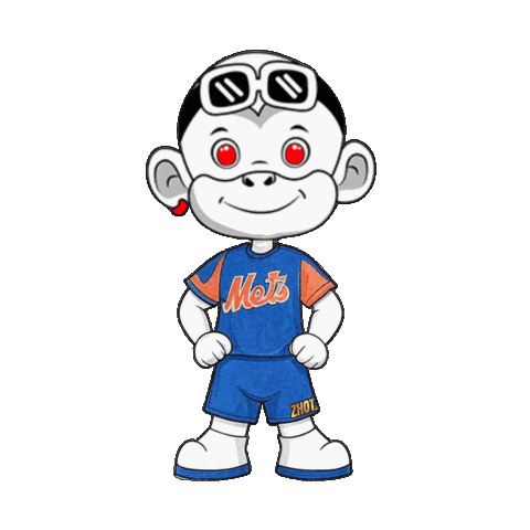 Happy New York Mets Sticker by Zhot
