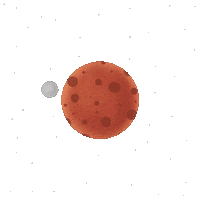 afyzan stars moon sky universe Sticker
