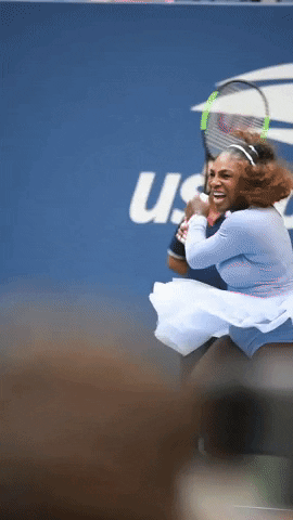 Screaming Serena Williams GIF by US Open