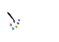 Art Paint Sticker by artandbonding
