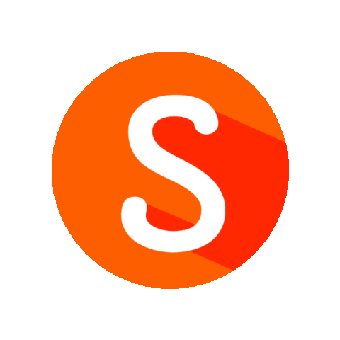 Orange Abc Sticker