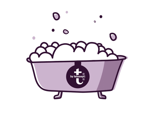 tbytetesept giphyupload bubble bath shower Sticker