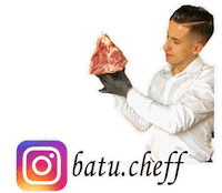 batuchef food chef meat steak Sticker