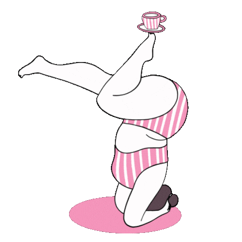 Tint_a giphyupload coffee yoga balance Sticker