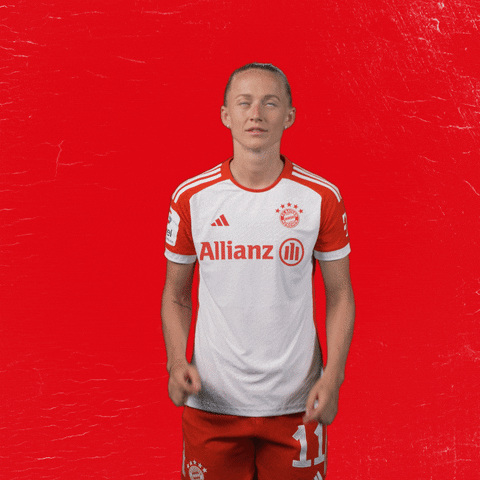 Oben Zeigen Womens Football GIF by FC Bayern Women
