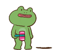 Chicken Frog Sticker