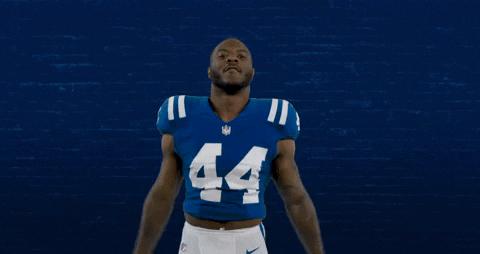 Jumping Lets Go GIF by Indianapolis Colts