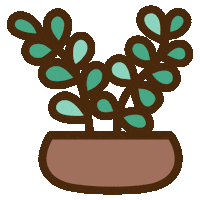 Plant Sticker by Pusheen