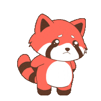 Sorry Red Panda Sticker