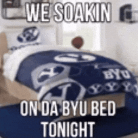 Soaking Byu Football GIF
