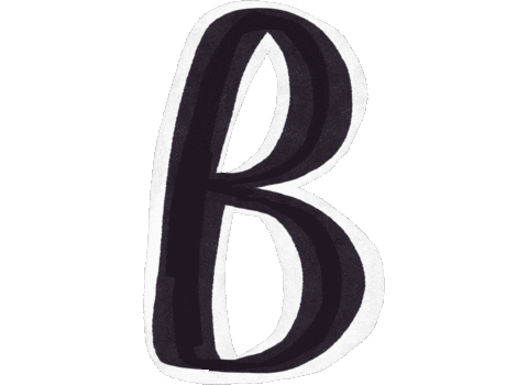 Alphabet B Sticker