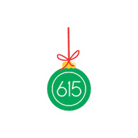 Christmas Nashville Sticker by 615 Collection
