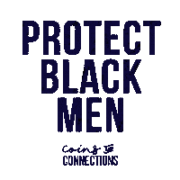 Protect Black Men Sticker by Coins And Connections