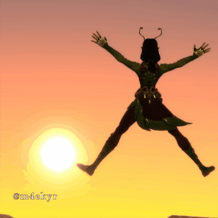 Sunset Mantis GIF