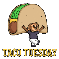 Taco Bell Dancing Sticker by BoDoggos