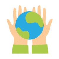 provident_pl nature earth hands eco Sticker