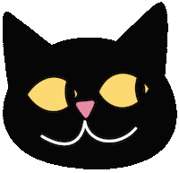 Happy Cat Sticker by irina H