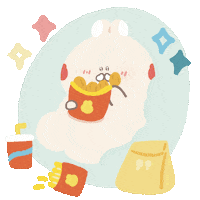 Bunny Eat Sticker