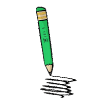 illustrate art supplies Sticker by Googly Gooeys