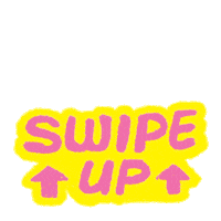 Pink Swipe Up Sticker
