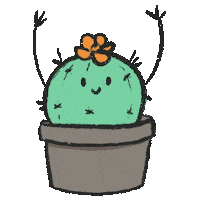 UneCactus cactus yeay unecactus Sticker