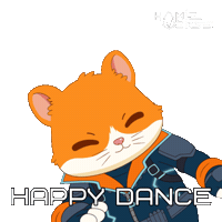 Happy Good Vibes Sticker by Hamieverse